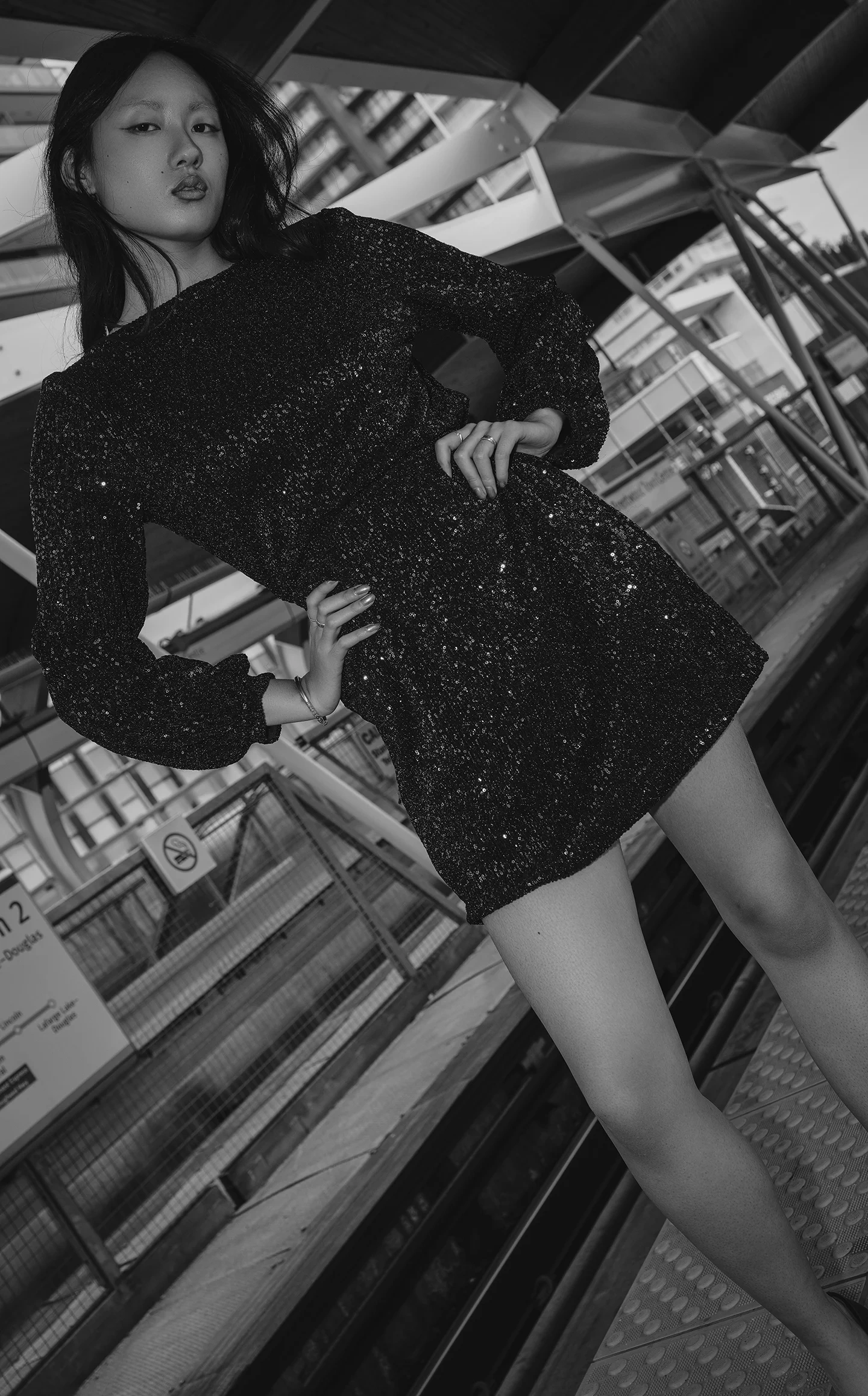 Sara editorial portrait in Burnaby street setting