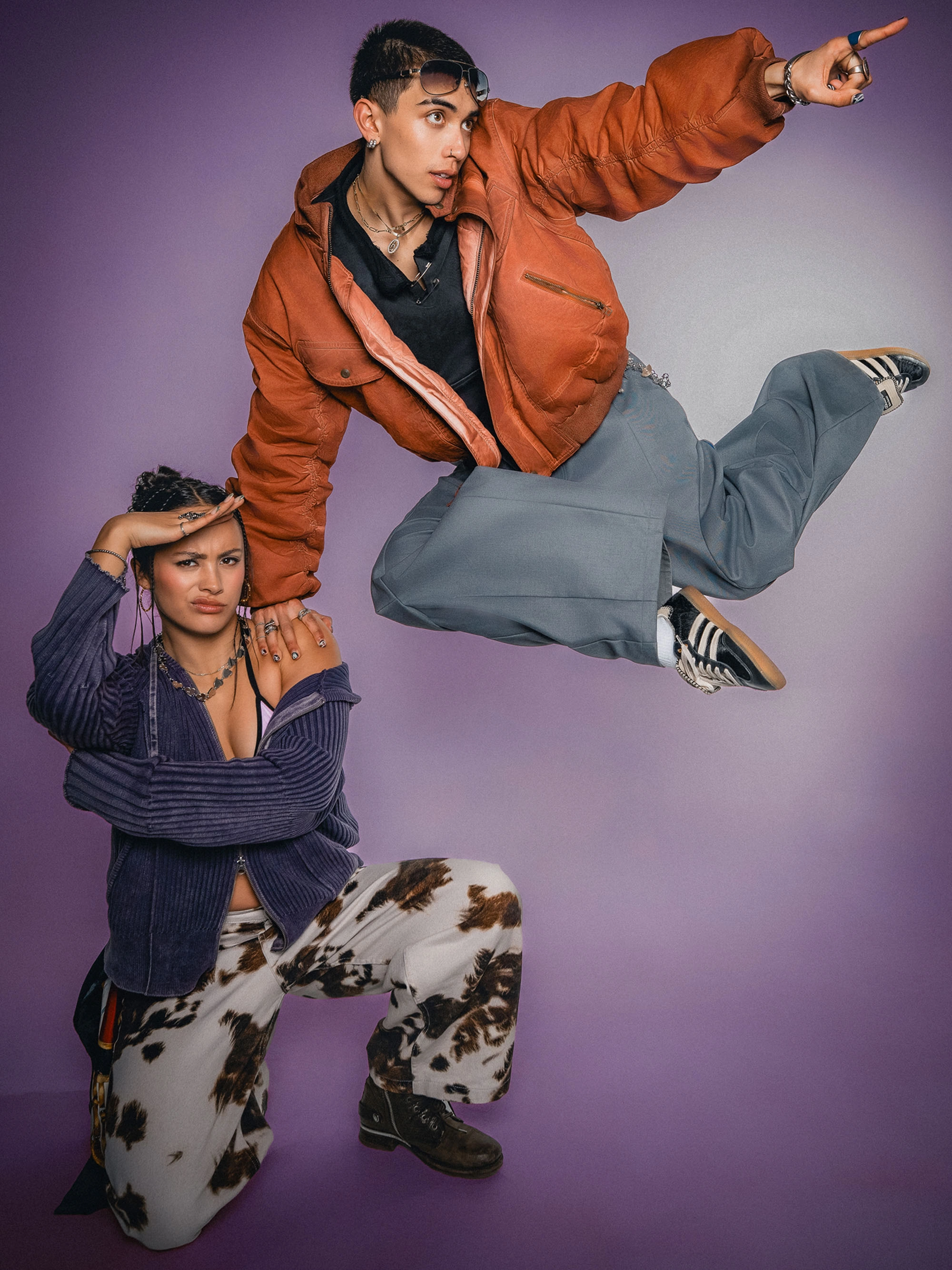 Sadie and Romy editorial portrait