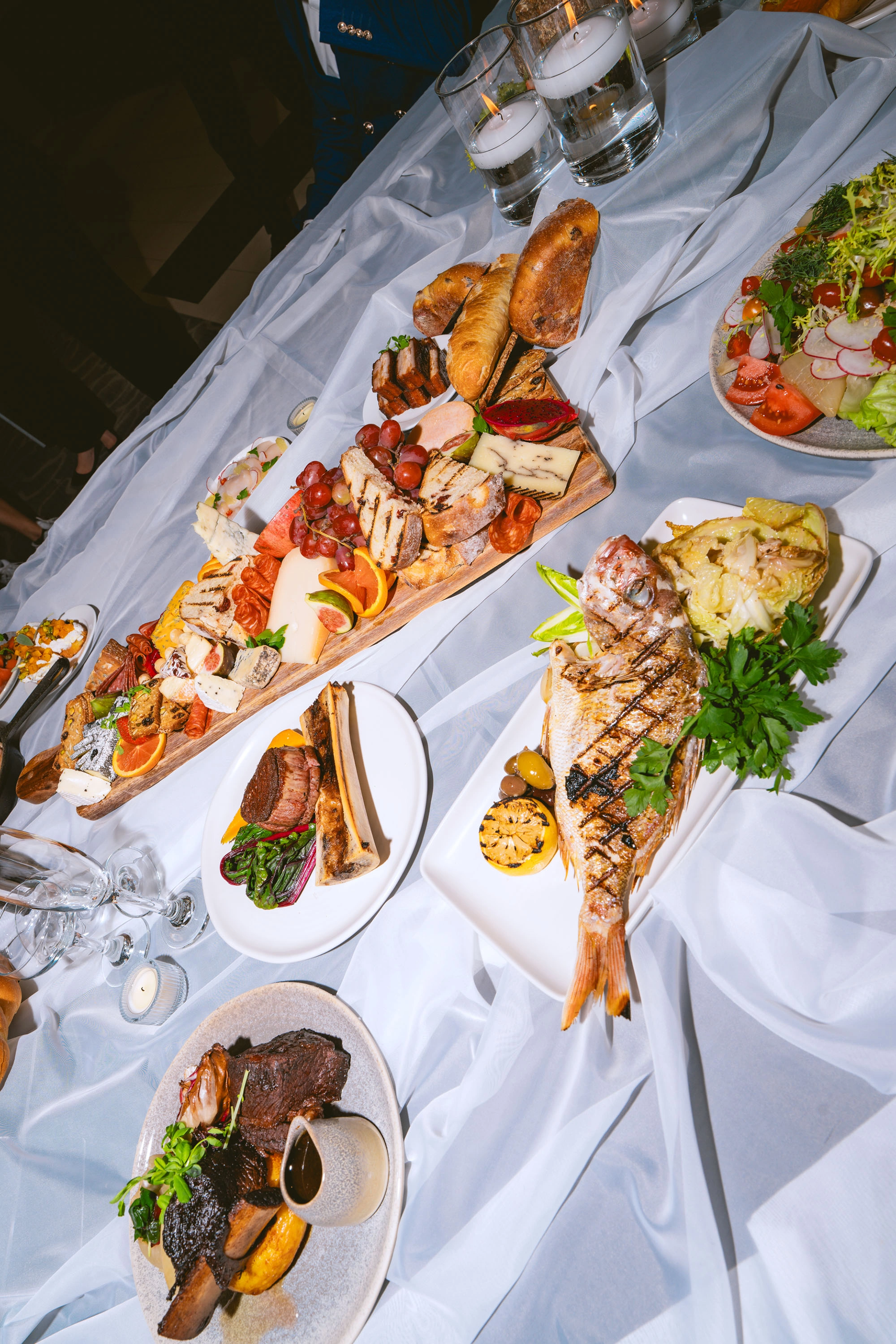 Close-up of plated food from Arras Vancouver campaign