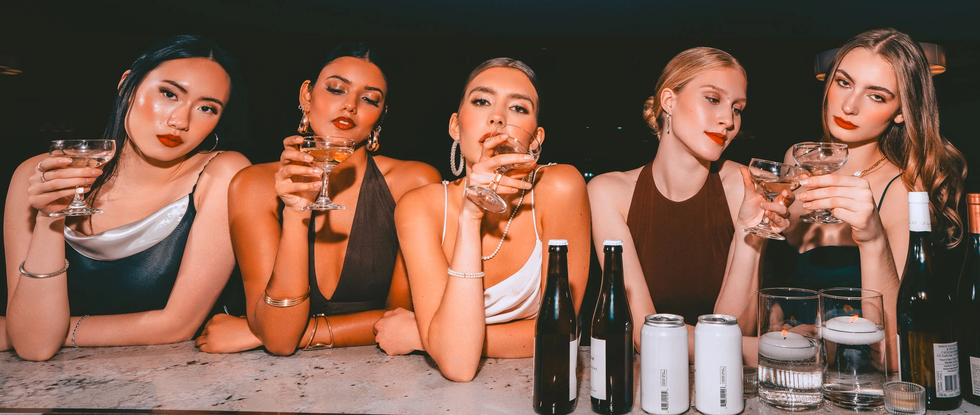 Female model group image from the Arras Vancouver editorial series