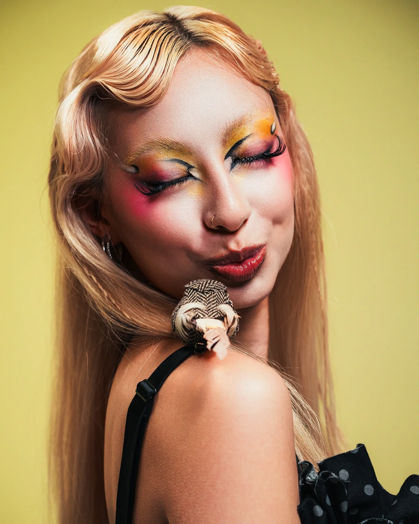Jelena fashion portrait with expressive pose