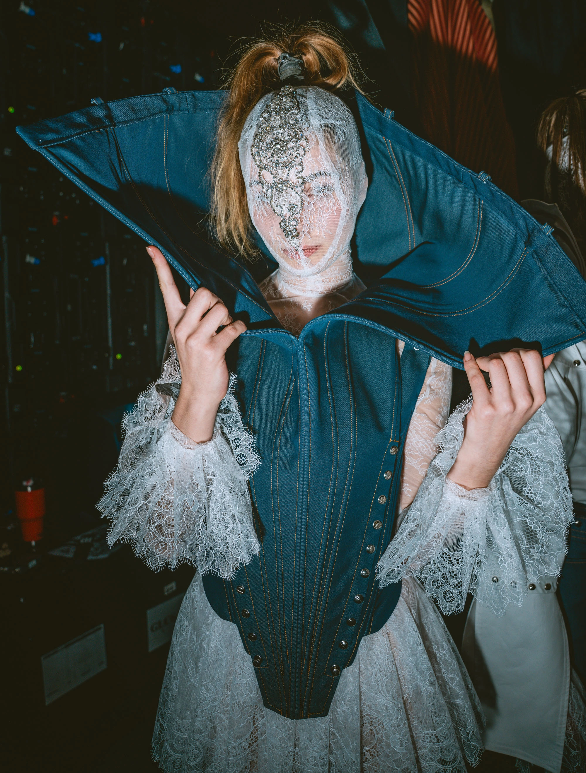 Vancouver Fashion Week backstage-to-runway style shot