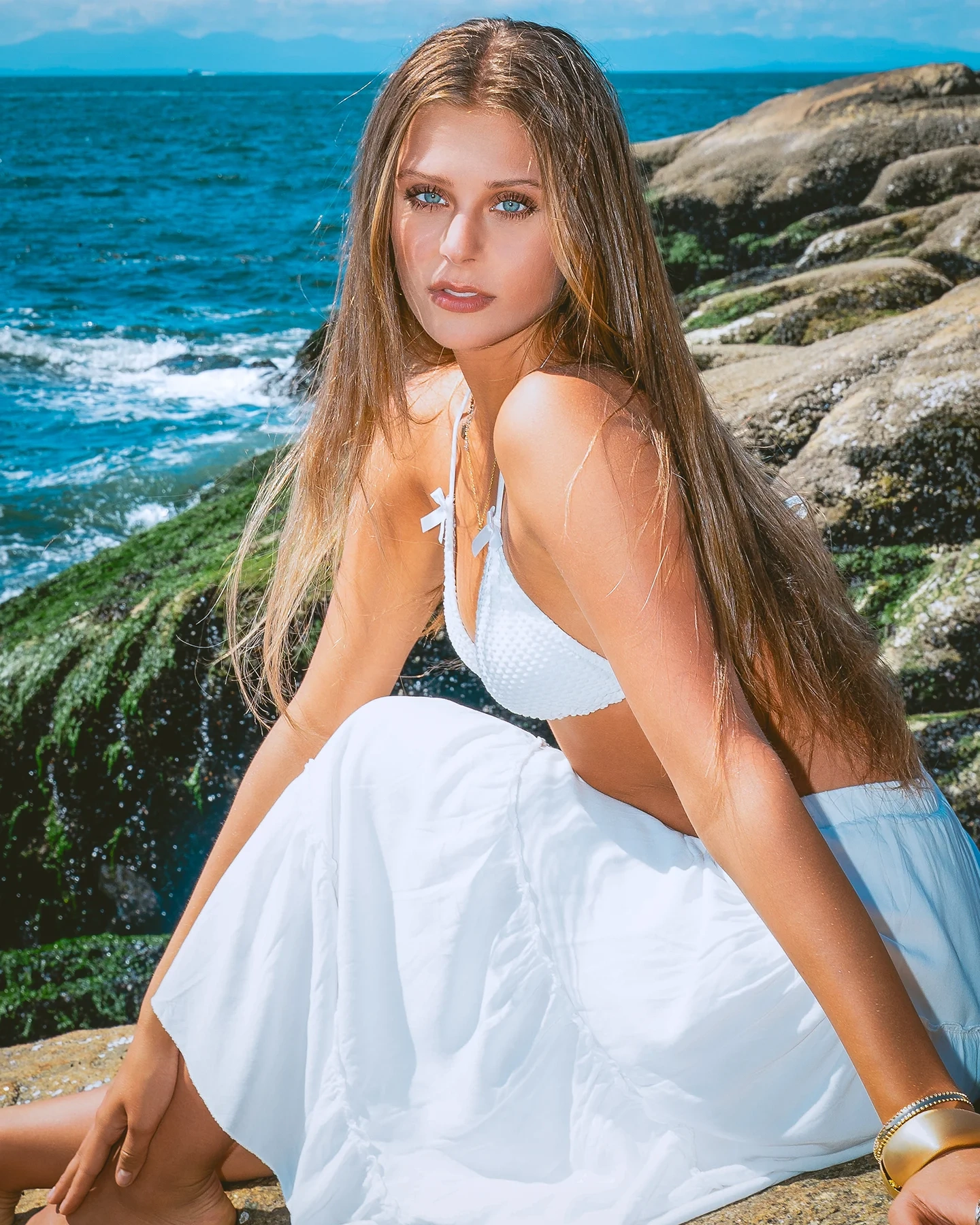 Closing portrait from the Anastasia Lighthouse Park summer editorial