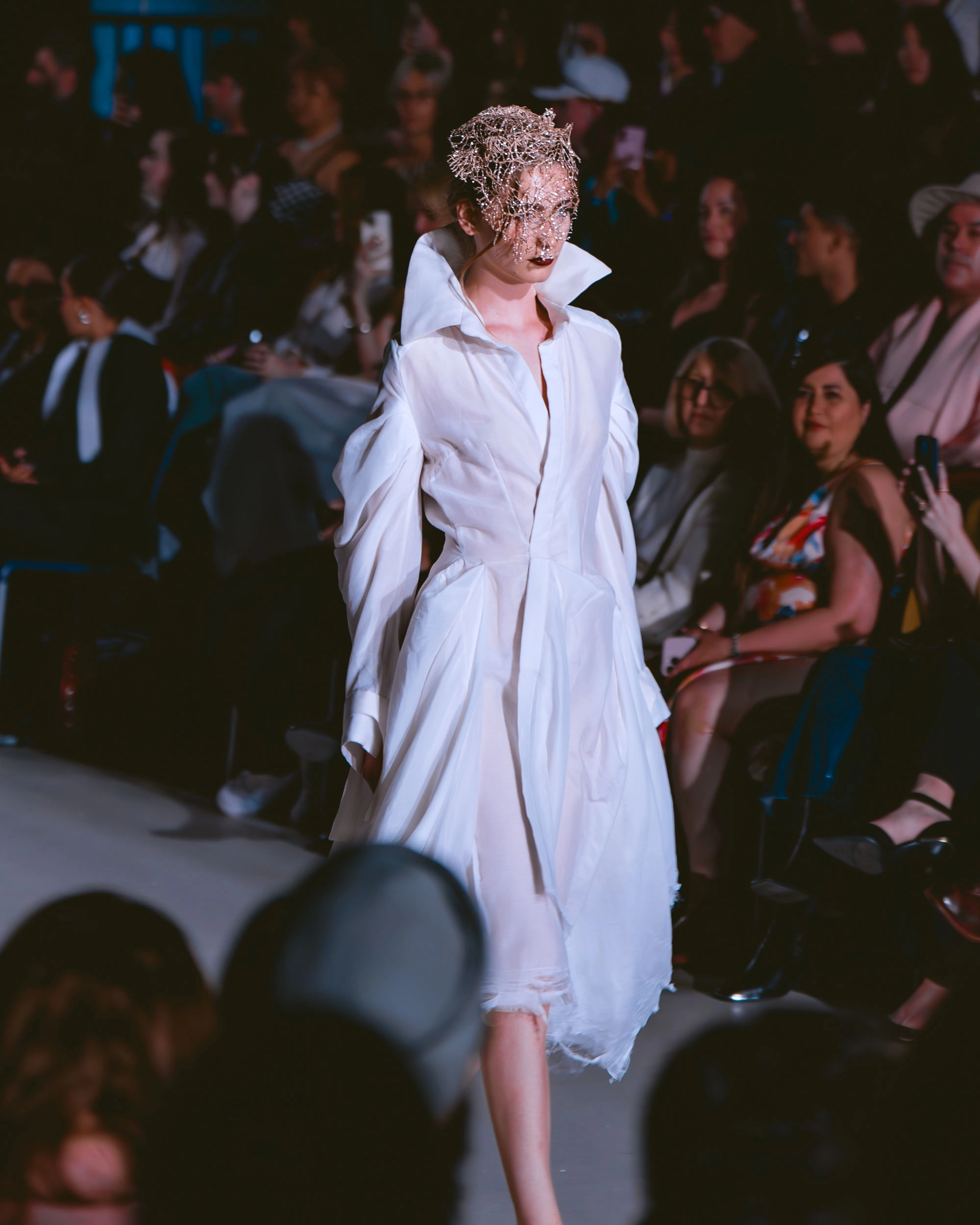 Vancouver Fashion Week SS25 runway look photographed in Vancouver