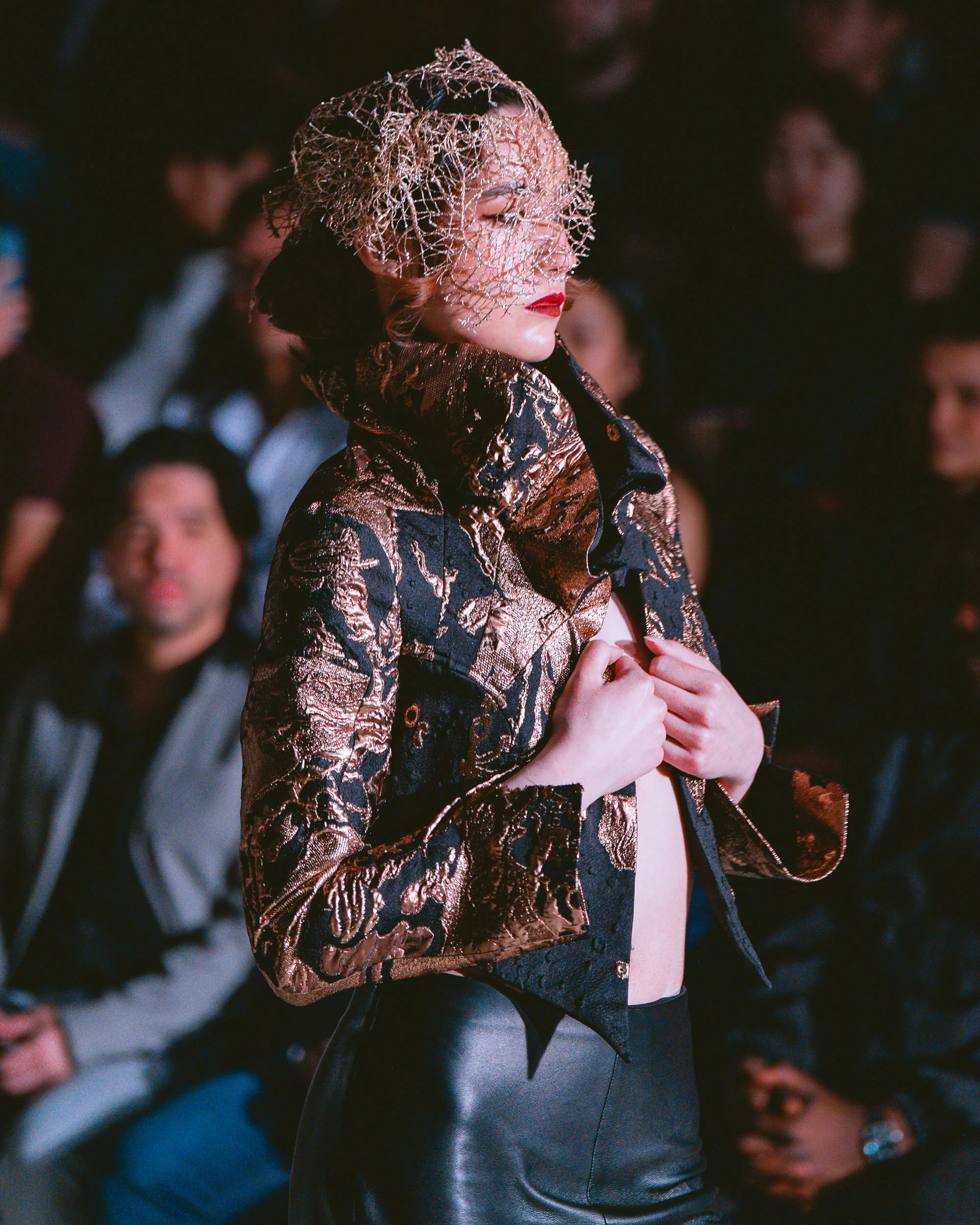 Editorial-style runway image from Vancouver Fashion Week SS25