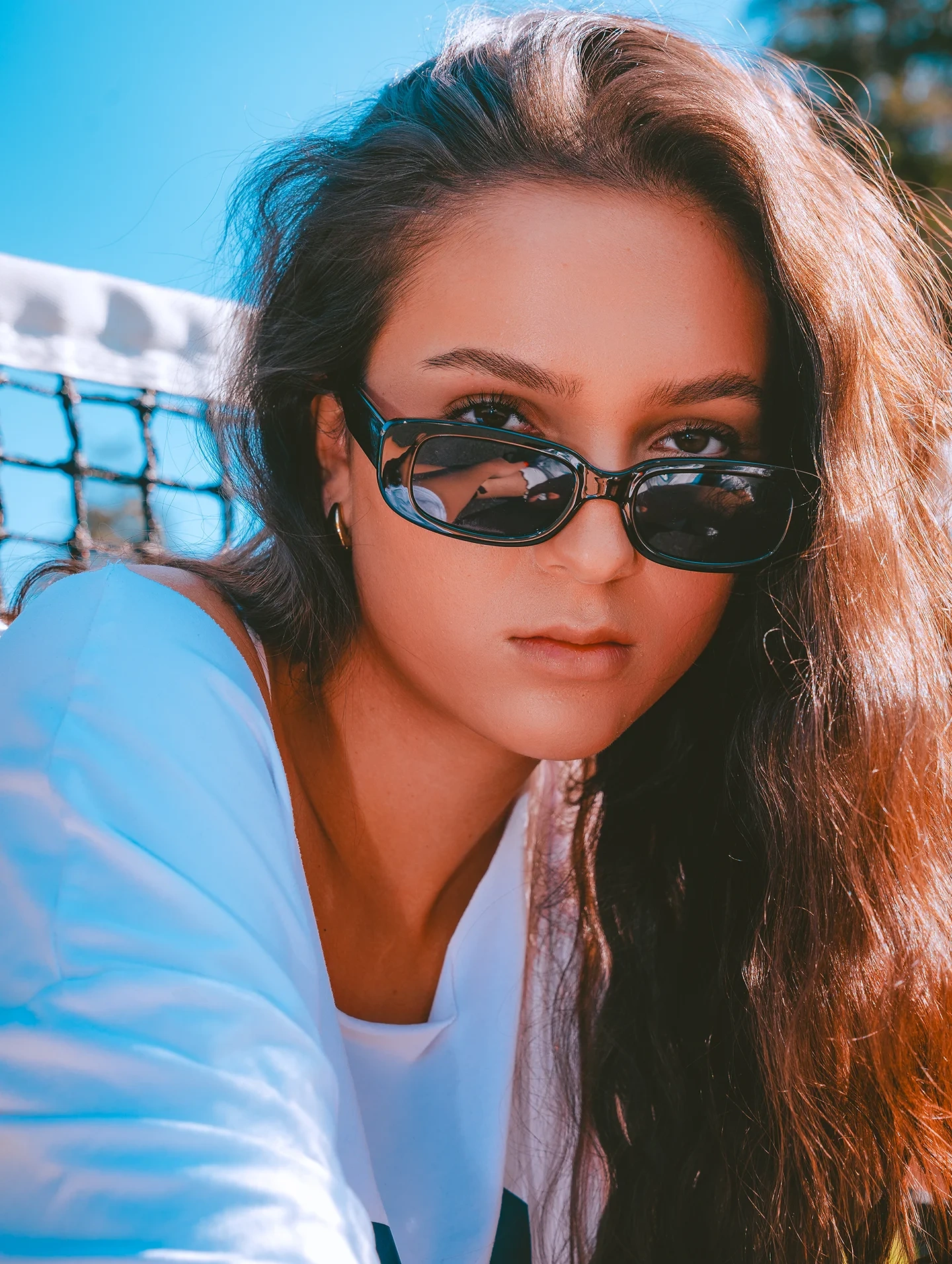 Closing portrait of Daniela from the Match Point editorial series